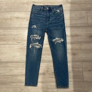 American Eagle Super Hi-Rise Jegging Crop: 4 Short